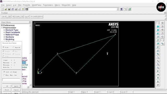 Stress Analysis of Planar Truss of Different C/s Area Member using Ansys APDL 2019 R3 in Easy Steps смотреть онлайн