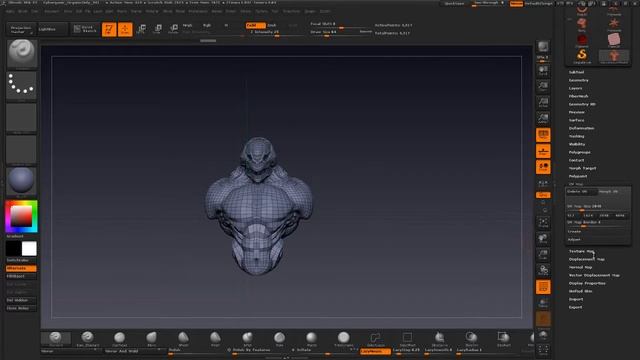 ZB Organic 019 UVs ZBrush смотреть онлайн