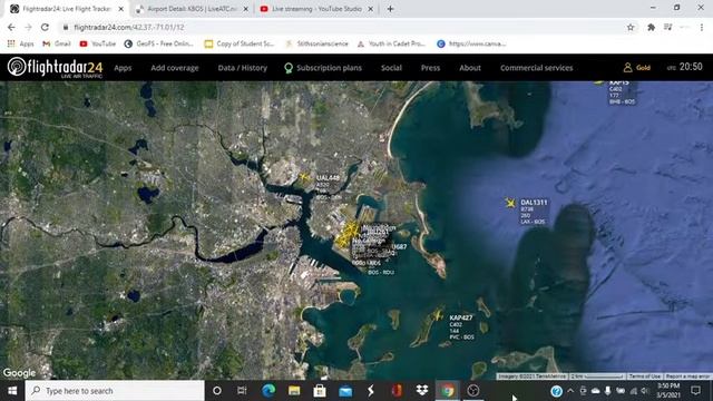 KBOS Final App Live ATC And Flight Radar смотреть онлайн