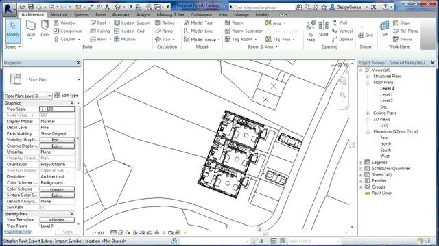 Revit Tutorials | Terraced Houses Design 6 | Revit Architecture 2014 смотреть онлайн
