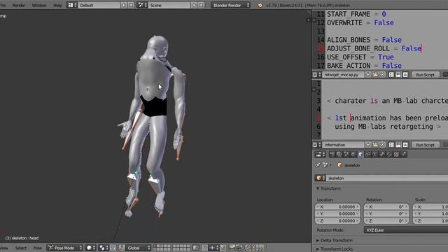 blender city slicking: devlog 23: animation retargeting (armature with character mesh - WIP) смотреть онлайн