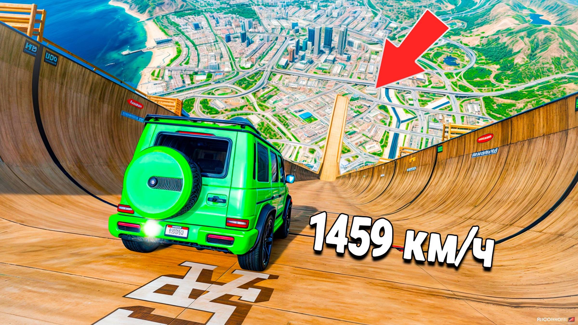 СПУСК С ГОРЫ БЕЗ ТОРМОЗОВ НА ЧИТ ТАЧКАХ В GTA 5 ONLINE! смотреть онлайн