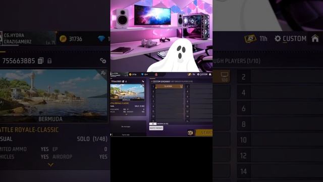 FREEFIRE LIVE REDEEM CODE GIVEAWAY||LIVE FF CUSTOM ROOM ||LIVE TEAMCODE GIVEAWAY|| DIAMOND GIVEAWAY смотреть онлайн
