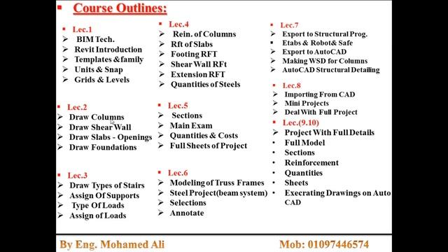 LEARN Revit Structure 2014 (1/26) Arabic смотреть онлайн