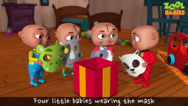 Five Little Babies Playing Toy Cars | Zool Babies Fun Songs | Five Little Babies Collection