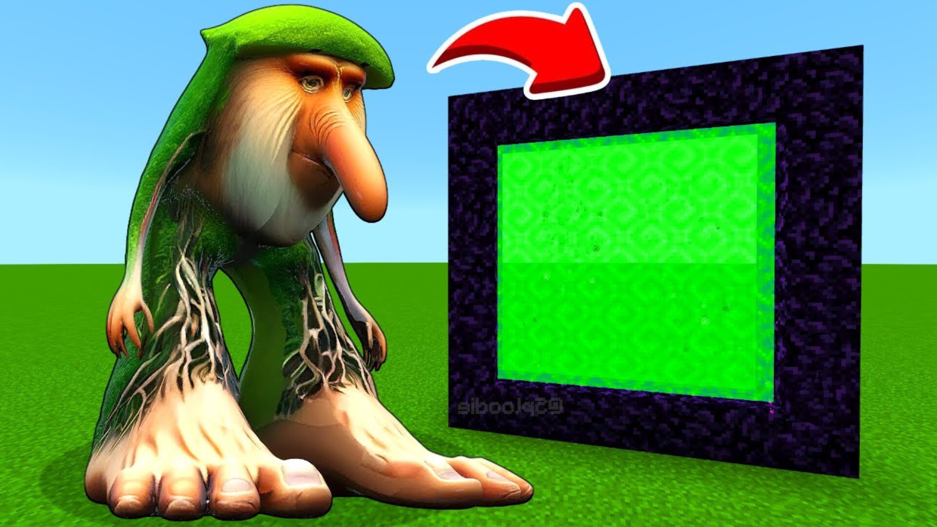 Как сделать Портал в Итальянское измерение ПАТАПИМ БРЕЙНРОТ в Minecraft PE смотреть онлайн