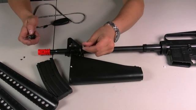 HitGuns.com - Airsoft Gun Guide - Well M16A1 / A2 Spring Airsoft Rifle Assembly Tutorial