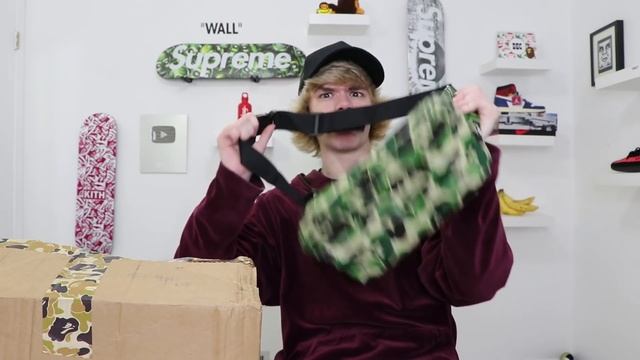 $1,500 Hypebeast Mystery Box! Supreme Box Logo - Bape Hoodie смотреть онлайн