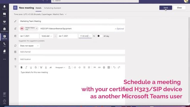How does it work? skyTeams Gateway | Microsoft Teams and H323/SIP videoconference systems. смотреть онлайн