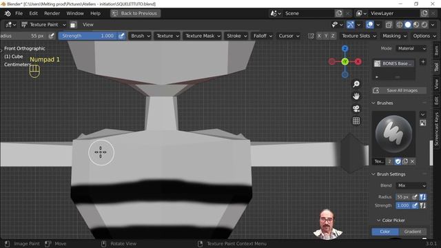 Squelette en low-poly - 2/2 en 10 minutes - Blender 3 en Français - tutoriel gratuit смотреть онлайн