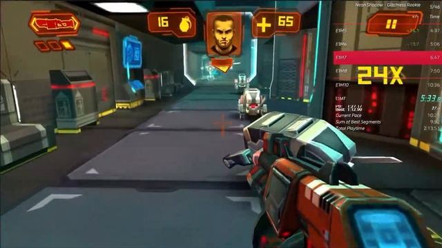 Neon Shadow - Rookie Glitchless (Mobile) Speedrun in 10:22 смотреть онлайн