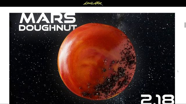 "Mars Doughnut" Launches in Honor of Perseverance Rover Landing... смотреть онлайн