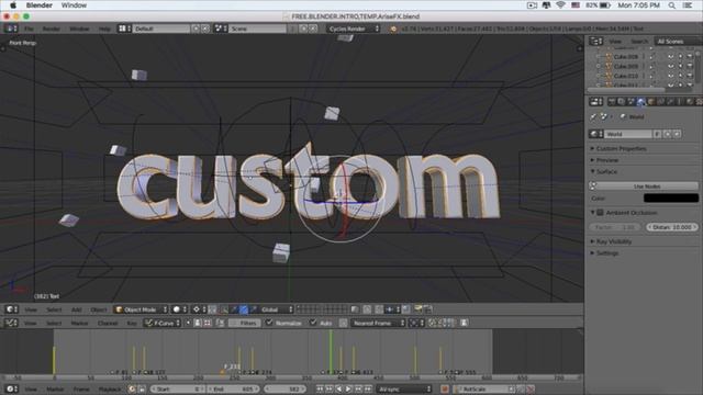 How To Change Background Color of Template Blender Tutorial смотреть онлайн