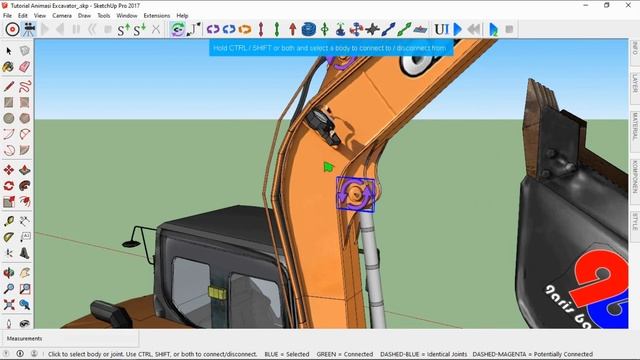 Tutorial SketchUp : Animasi Excavator #MSPhysics смотреть онлайн