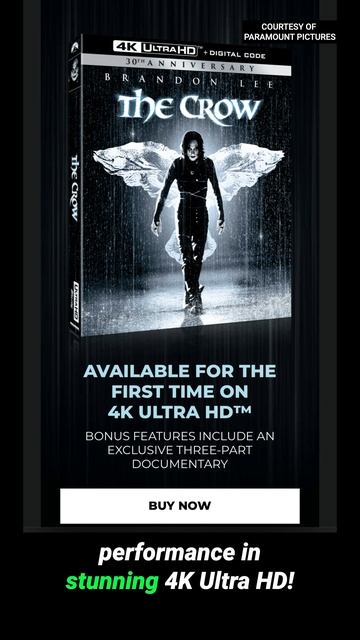 The Crow Takes Flight Again! #shorts #TheCrow #brandonlee #movienews #ericdraven смотреть онлайн