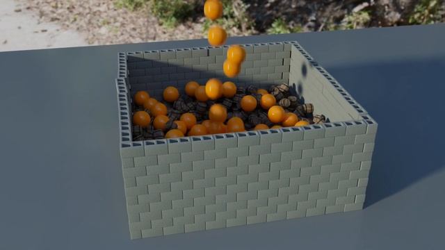 Physics Rigid Body Simulations - Blender смотреть онлайн