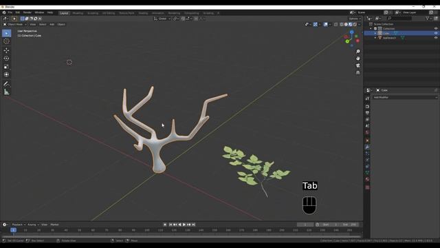 How to create a tree in blender 2.83 || MALAYALAM Tutorial. смотреть онлайн