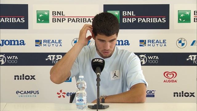 Carlos Alcaraz Post Match Press Conference (vs Marozsan) #IBI23 смотреть онлайн