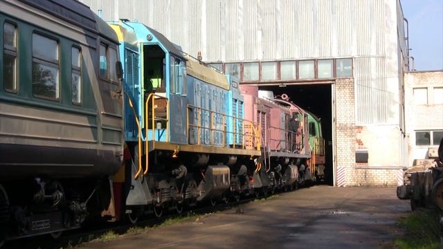 Манёвры в депо Таллин-Вяйке / Shunting in Tallinn-Väike depot смотреть онлайн