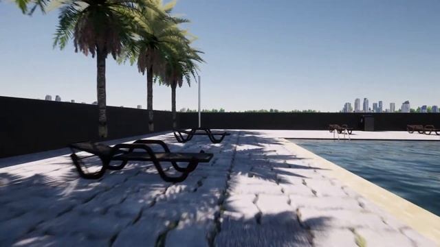 Swimming Pool in Revit + Twinmotion смотреть онлайн