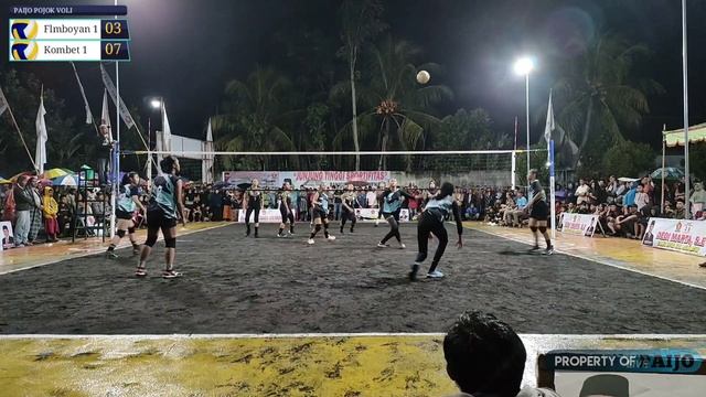 COMBATH Jember Vs FLAMBOYAN Pasirian Lumajang, VOLI TARKAM Jatim ,12 Februari 2023
