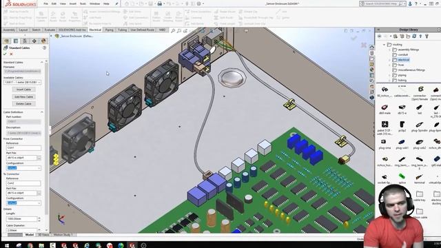 SOLIDWORKS Routing Tutorial смотреть онлайн