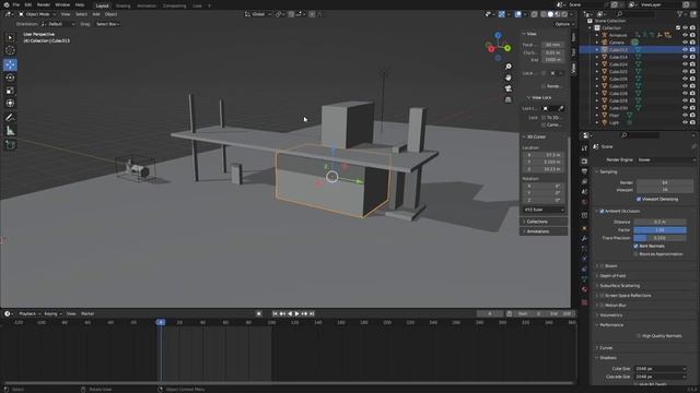 Toon Gap Line Look in Blender 3D смотреть онлайн