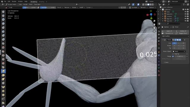 Bat Part 1 in Blender 3.5 смотреть онлайн