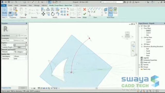 Revit Architecture Demo/ SWAYA CADD TECH/ Autodesk Authorised Training Centre смотреть онлайн