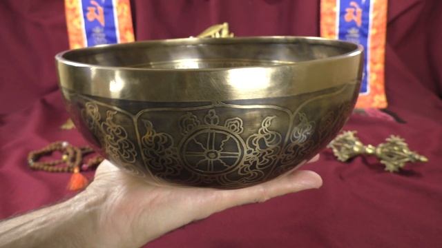 Поющая чаша Премиум 23 см Ре 145 Гц, Соль 420 Гц смотреть онлайн