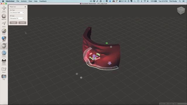 Meshmixer Head Cleanup Section смотреть онлайн