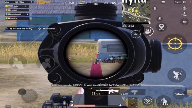 Critical situation MK14 vs M762 No Armour | 4 Finger Claw iPad Pro 2020 | PUBG Mobile смотреть онлайн