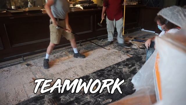 WOOD FLOOR REMOVAL - HOW TO REMOVE WOOD FLOORING THAT IS GLUED DOWN - WE REMOVE WATER DAMAGED WOOD смотреть онлайн