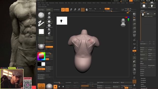 | Zbrush | Hướng dẫn Anatomy | Phần 01 | 3D Easy | смотреть онлайн