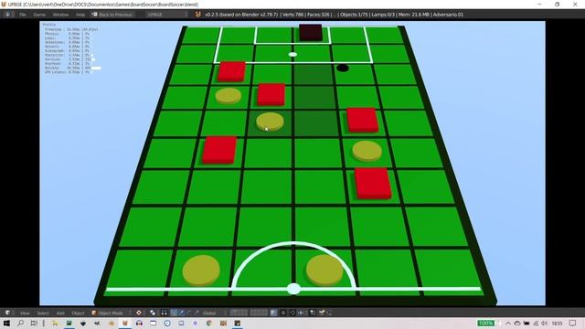 Developing a Board Soccer game with UPBGE 0.2.5 (Blender Game Engine) - Part 5 смотреть онлайн