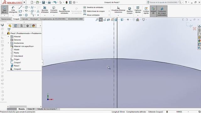Cómo hacer una reducción circular concentrica, (cono) en Solidworks 2017. смотреть онлайн