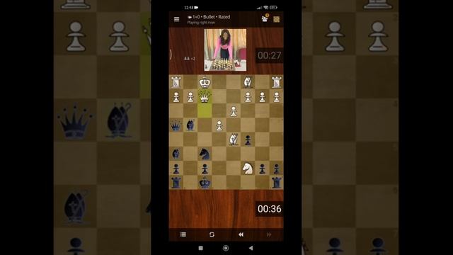 [UA] Bullet vs WFM Perpetual Ogbiyoyo lichess.org Chess Game 197 Sicilian defense. Grand Prix Attac смотреть онлайн