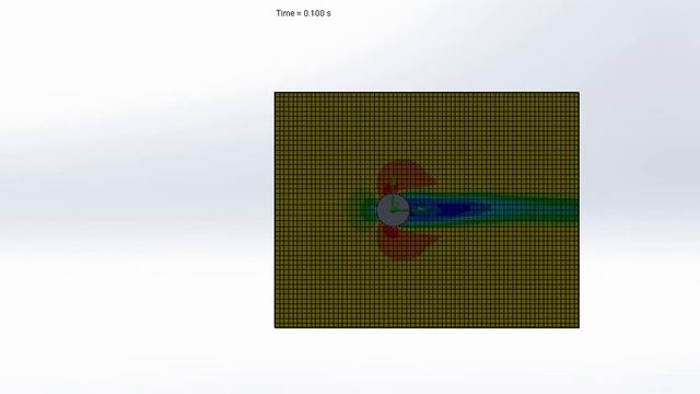 FLOW OVER A CYLINDER AT 12 m/s VELOCITY |SOLID WORKS |FLOW SIMULATION смотреть онлайн