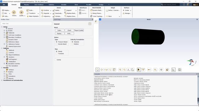 How to extend the CFD domain in ANSYS Fluent? смотреть онлайн