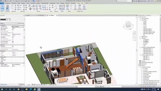 Carol House được học viên lớp REVIT Architecture VK Studio mô phỏng lại . смотреть онлайн