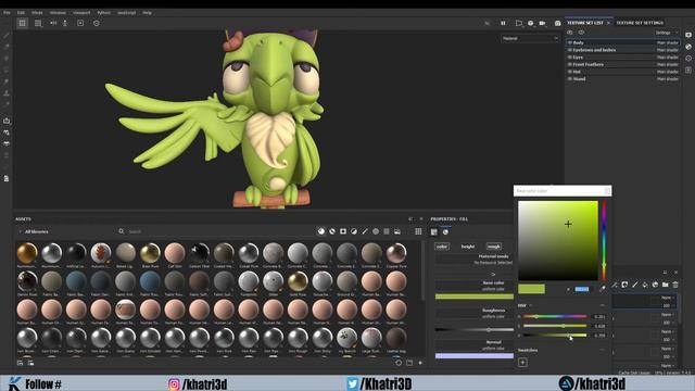 Stylized Texturing in Adobe Substance 3D Painter - Part 3 смотреть онлайн