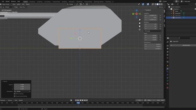 Blender Array, Mirror, Boolean, Bevel, Curve Modifier смотреть онлайн