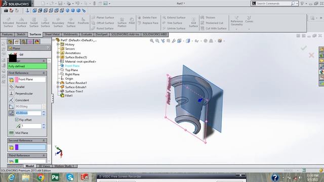 Complete Advance surface modeling in solidworks ...CAD смотреть онлайн
