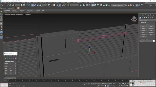 Easy way to Know Dimensions in 3Ds Max / Smart Measure for 3ds Max - Measure Distance смотреть онлайн