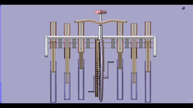 Walking Bike Design | Theo Jansen | CATIA DMU смотреть онлайн