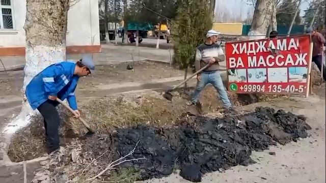 Маҳалла обод - юрт обод |Фурқат туманида ободонлаштириш ишлари авжида