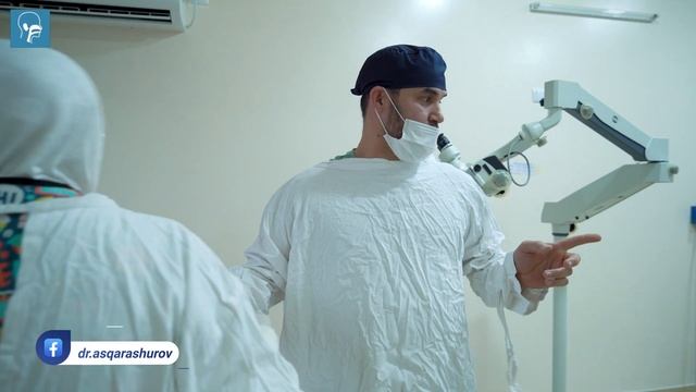 Timpanoplastika operatsiyasi | Nog'ora pardani tiklash jarrohlik amaliyoti | Dr Asqar Ashurov смотреть онлайн