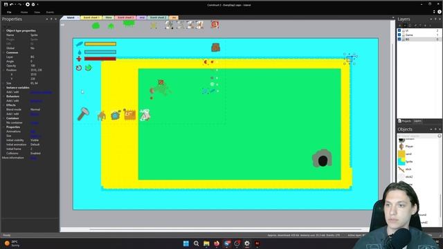 Виживання на острові | День 9 | Розробляю гру на Construct 2 смотреть онлайн