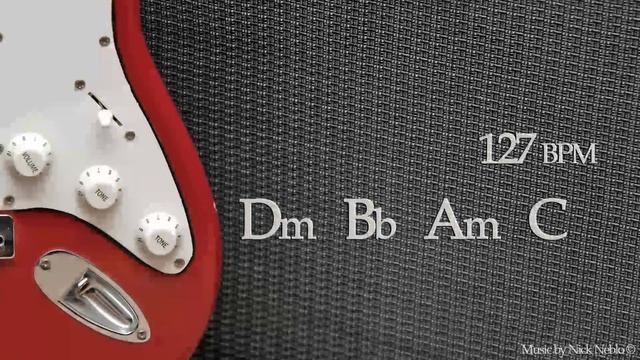 Rock Blues Shuffle Guitar Backing Track D Minor смотреть онлайн