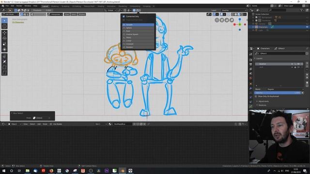Create a comics panel in Blender смотреть онлайн